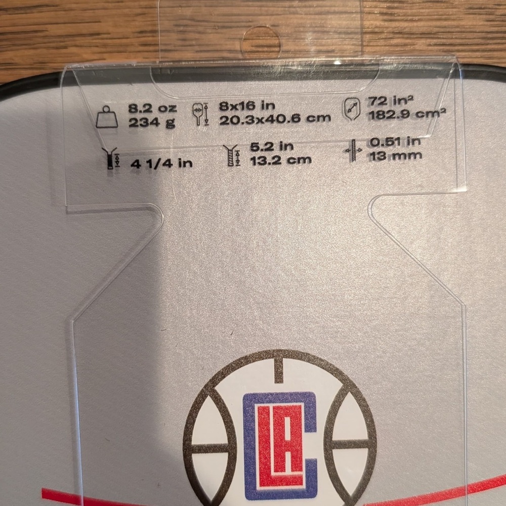 Wilson LA Logo Pickleball Paddle - Black and Gray - Picture 3 of 3